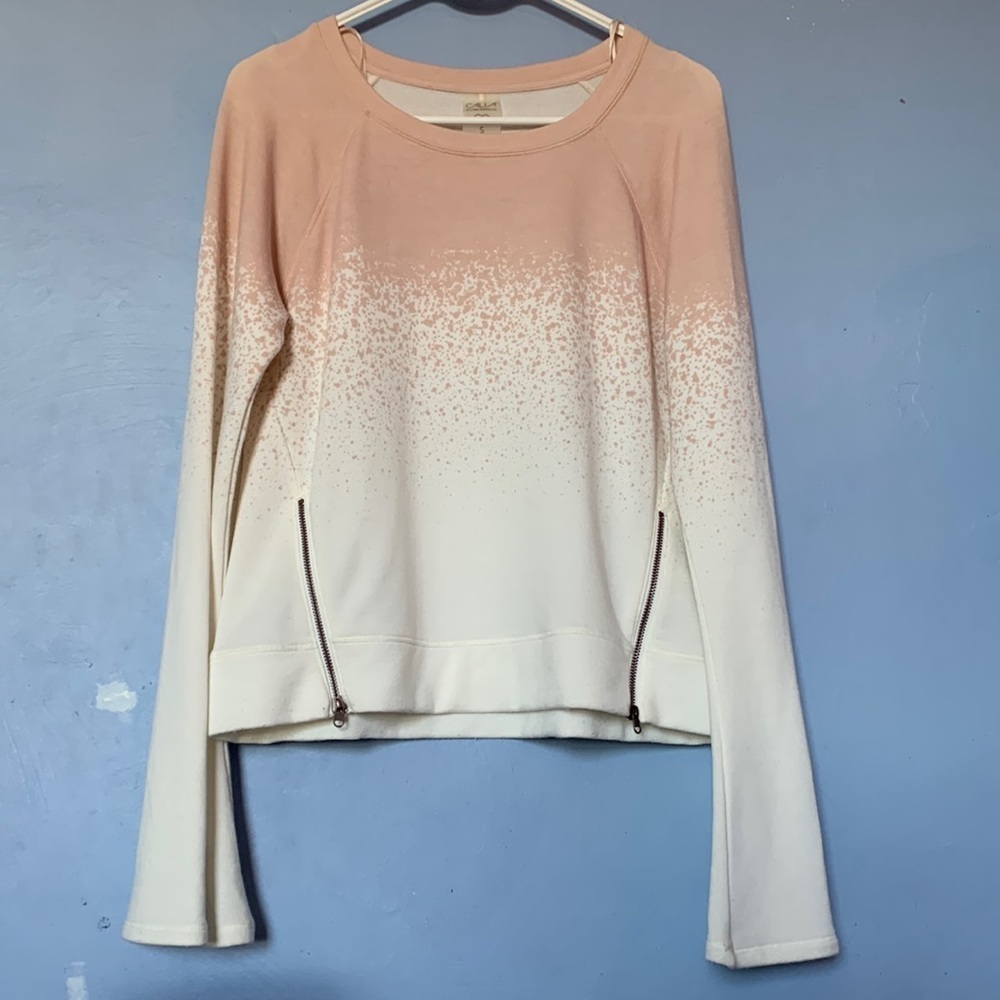 Calia By Carrie Underwood: Small Workout Athletic Wear Sweater with Zippers​​​